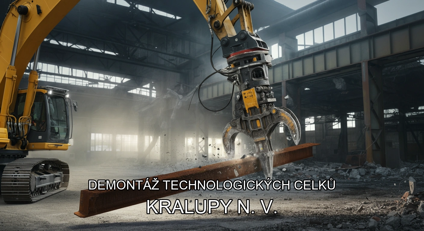 Demontaz technologickych celku Kralupy nad Vltavou